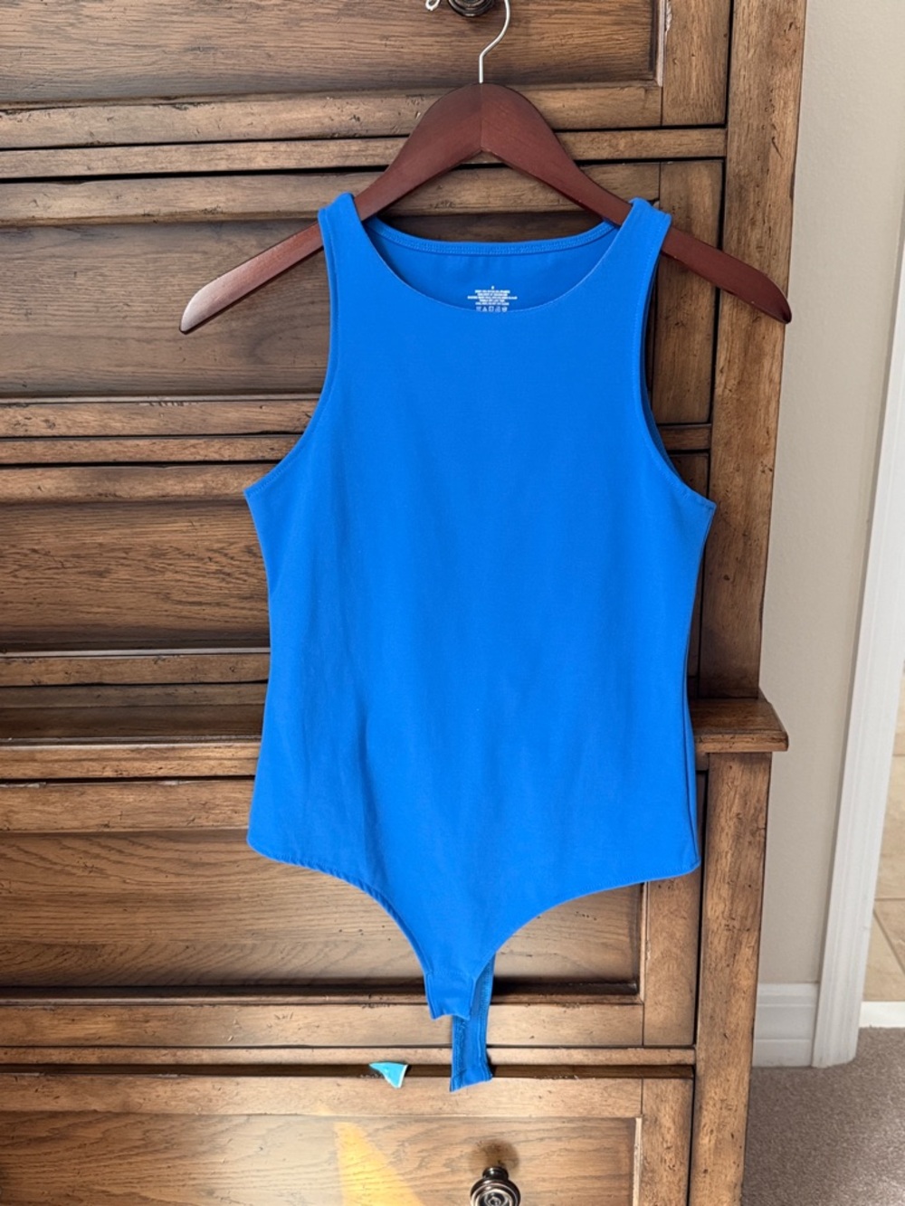 Bright Blue Tank Bodysuit